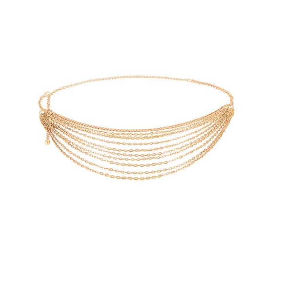 Revolve Gold chain belt - Picture 2 of 4
